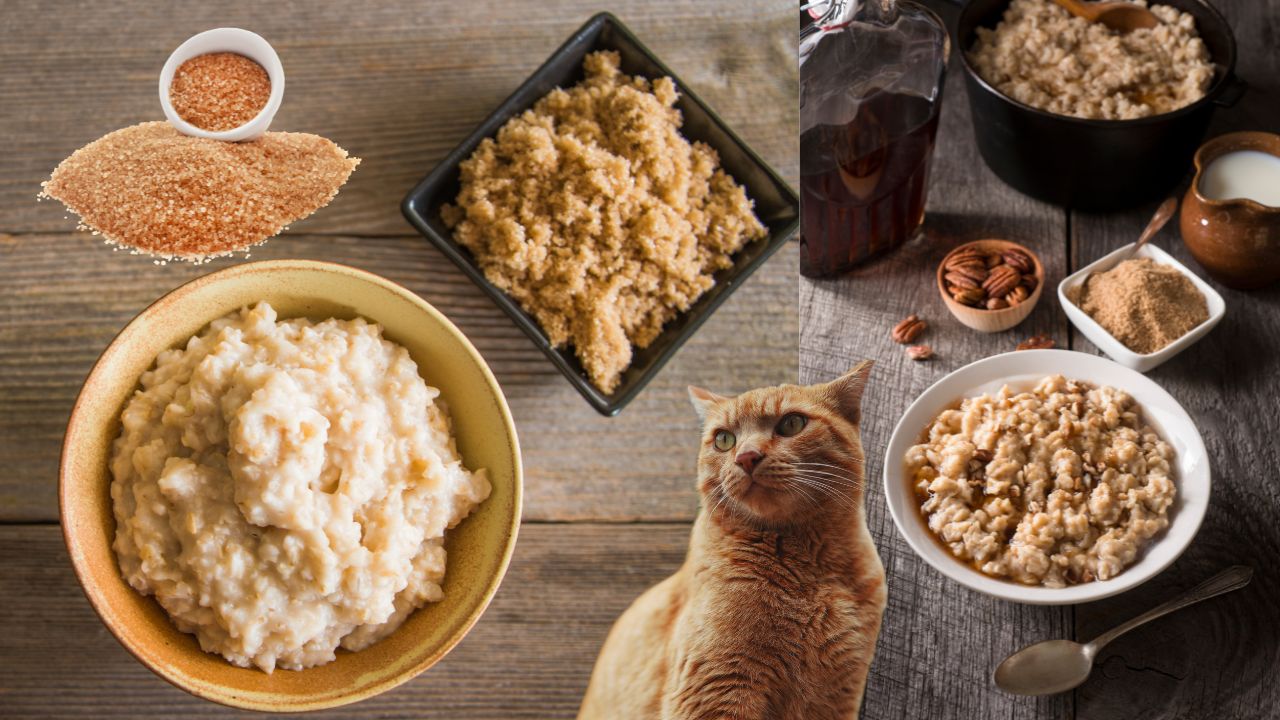 can cats eat oatmeal with brown sugar
